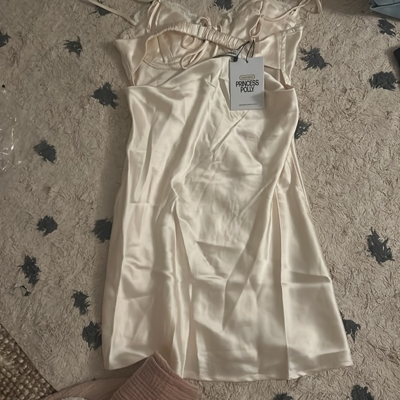 Princess polly dress US 4 monument mini dress champagne - Picture 3 of 3